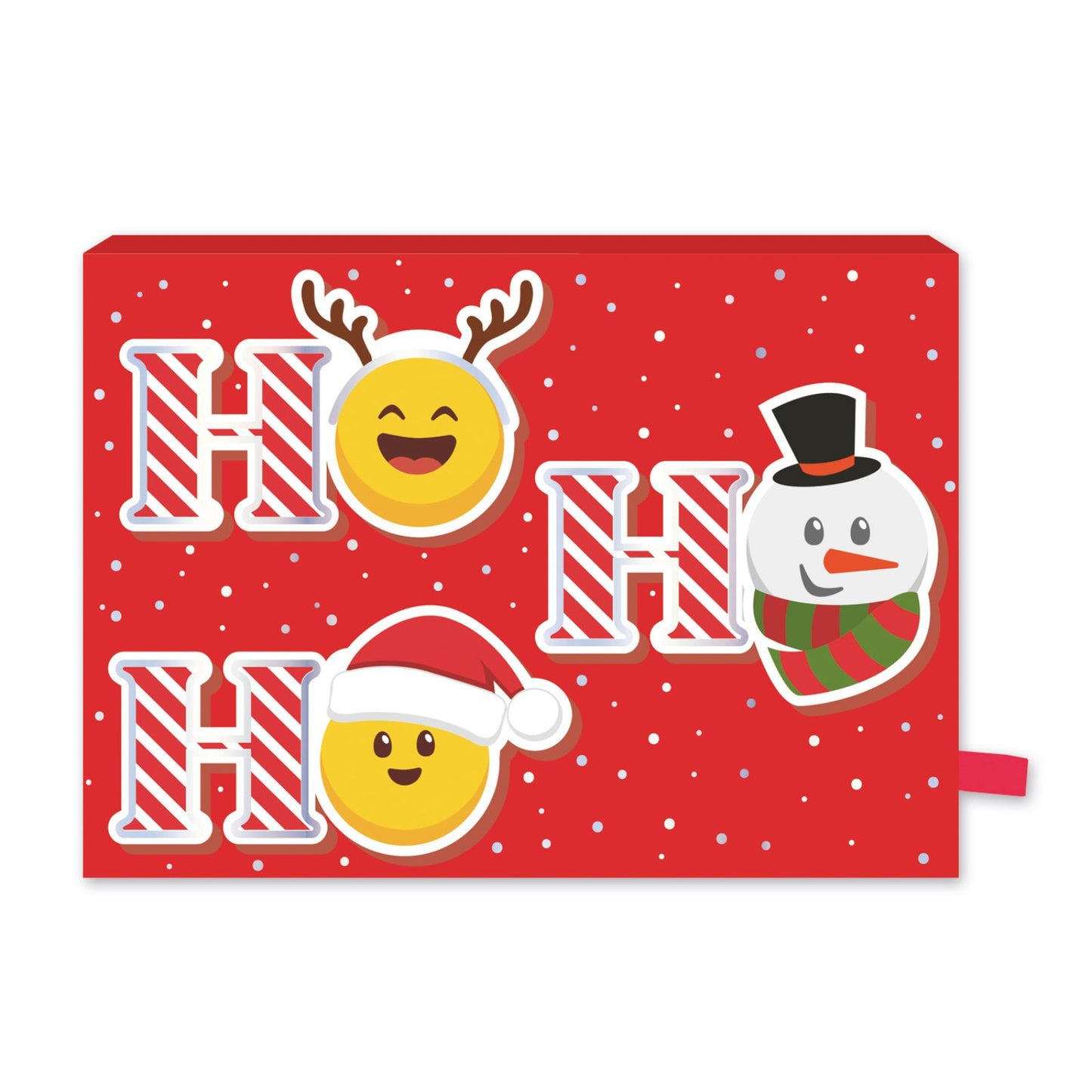 Christmas Pop Up Card With Chocolates 3D Emojis Treat Tray Card & Gift