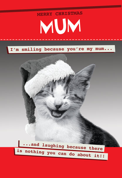 Quitting Hollywood Christmas Card Mum I'm Smiling Funny Card