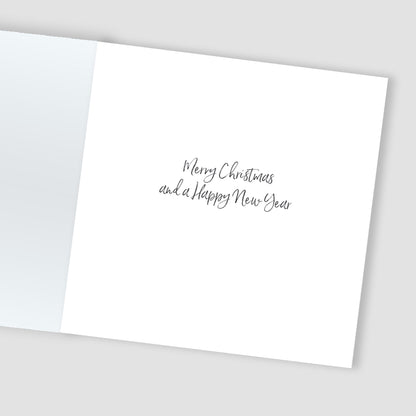 Box Of 8 Reindeers Snowglobe Hospice UK Charity Christmas Cards