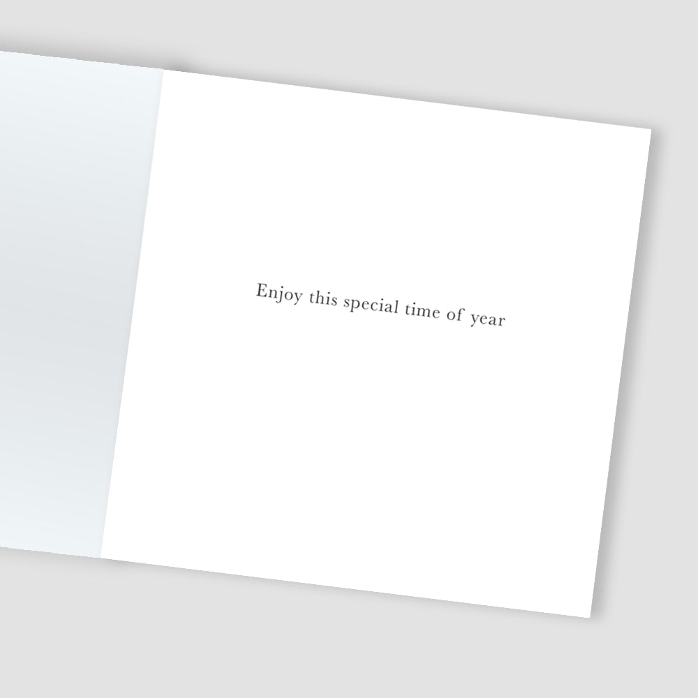 Box Of 8 Joyful Angel With Horn Hospice UK Charity Christmas Cards