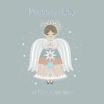 Hospice UK Charity Christmas Cards Box of 8 Angel Charitable Xmas Cards