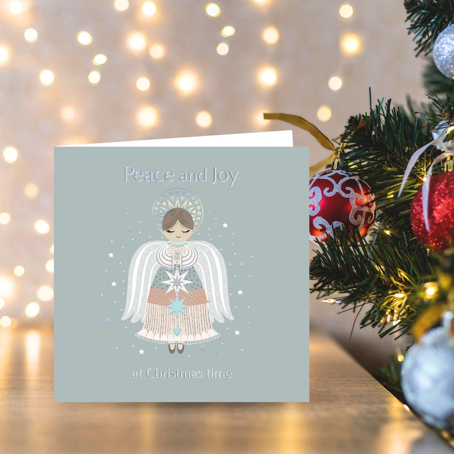 Hospice UK Charity Christmas Cards Box of 8 Angel Charitable Xmas Cards