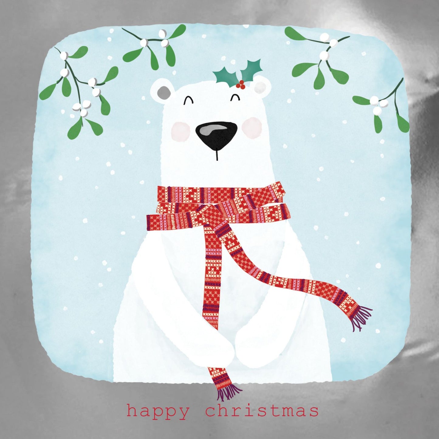 Hospice UK Charity Christmas Cards Box of 8 Polar Bear Charitable Xmas Cards
