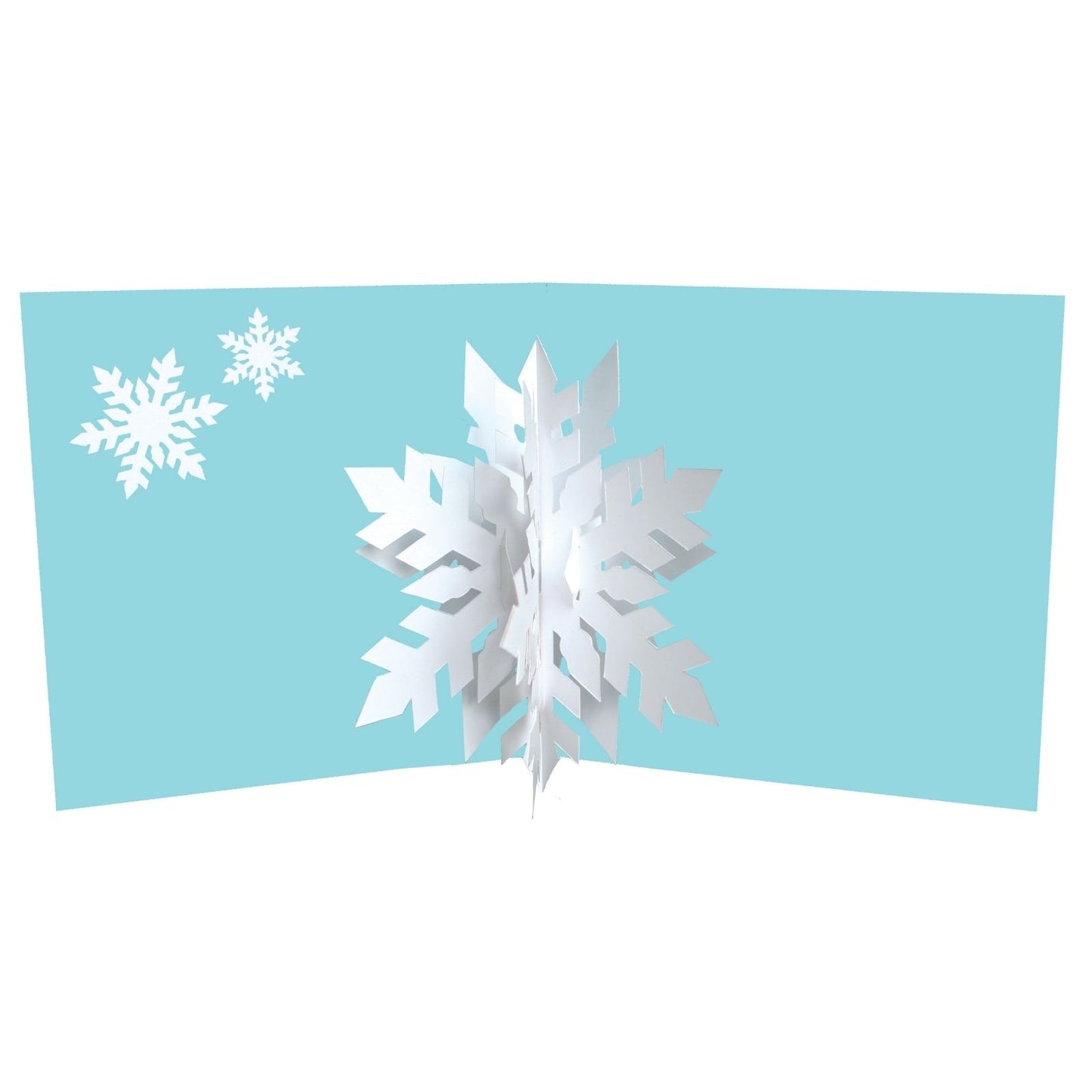 2toTango 3D Pop Up Christmas Card Festive Snowflake Xmas Cards
