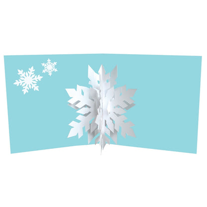 2toTango 3D Pop Up Christmas Card Festive Snowflake Xmas Cards