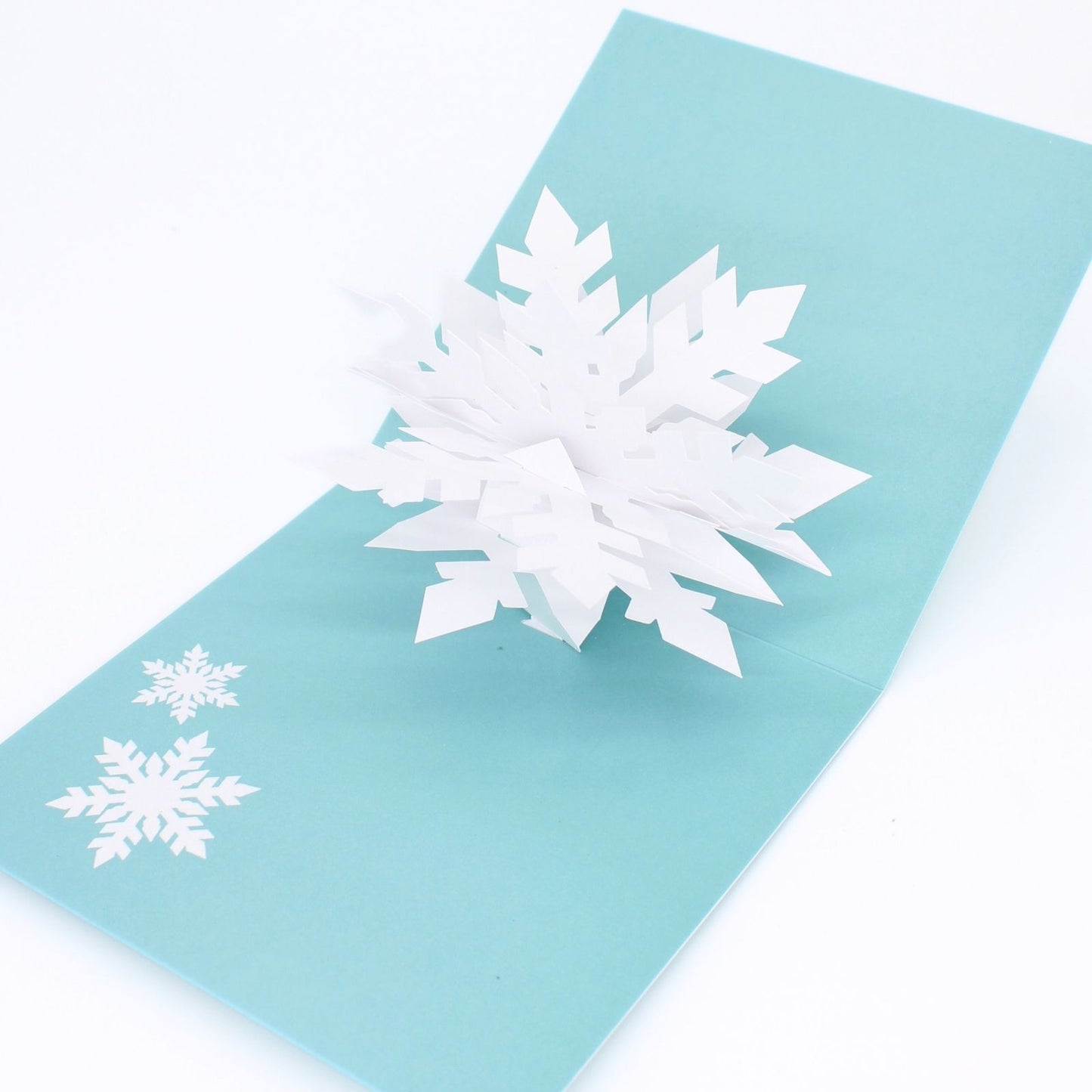 2toTango 3D Pop Up Christmas Card Festive Snowflake Xmas Cards