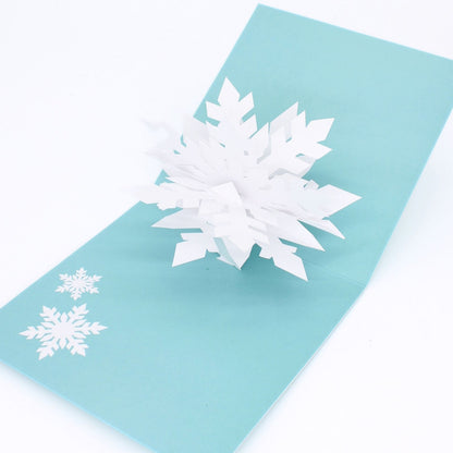 2toTango 3D Pop Up Christmas Card Festive Snowflake Xmas Cards