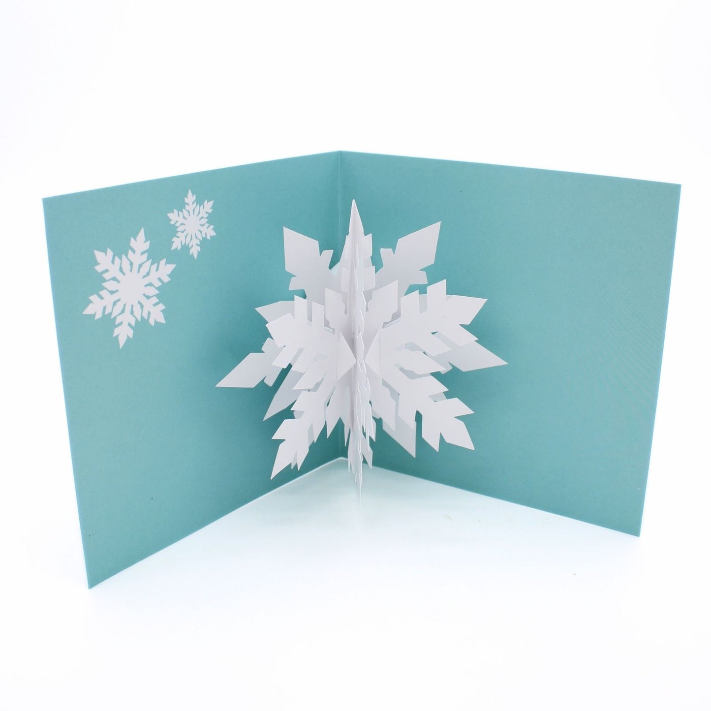 2toTango 3D Pop Up Christmas Card Festive Snowflake Xmas Cards