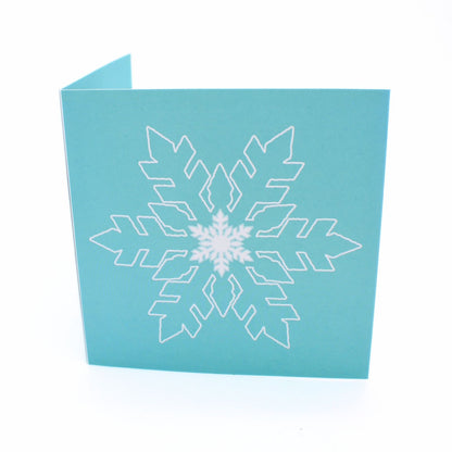 2toTango 3D Pop Up Christmas Card Festive Snowflake Xmas Cards