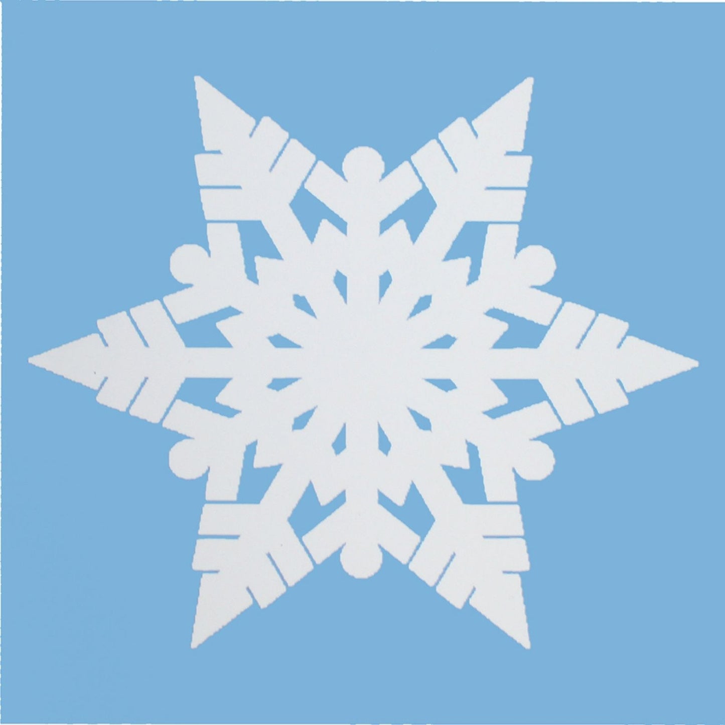 2toTango 3D Pop Up Christmas Card White Snowflake Xmas Cards