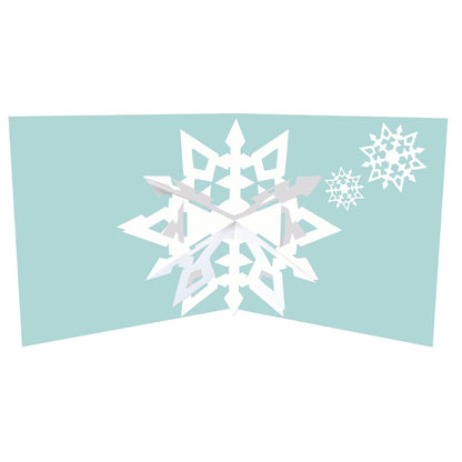 2toTango 3D Pop Up Christmas Card Diamond Snowflake Xmas Cards