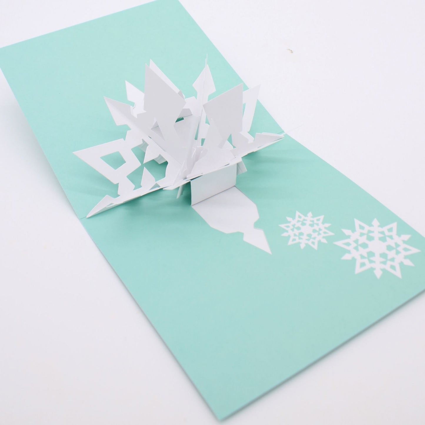 2toTango 3D Pop Up Christmas Card Diamond Snowflake Xmas Cards