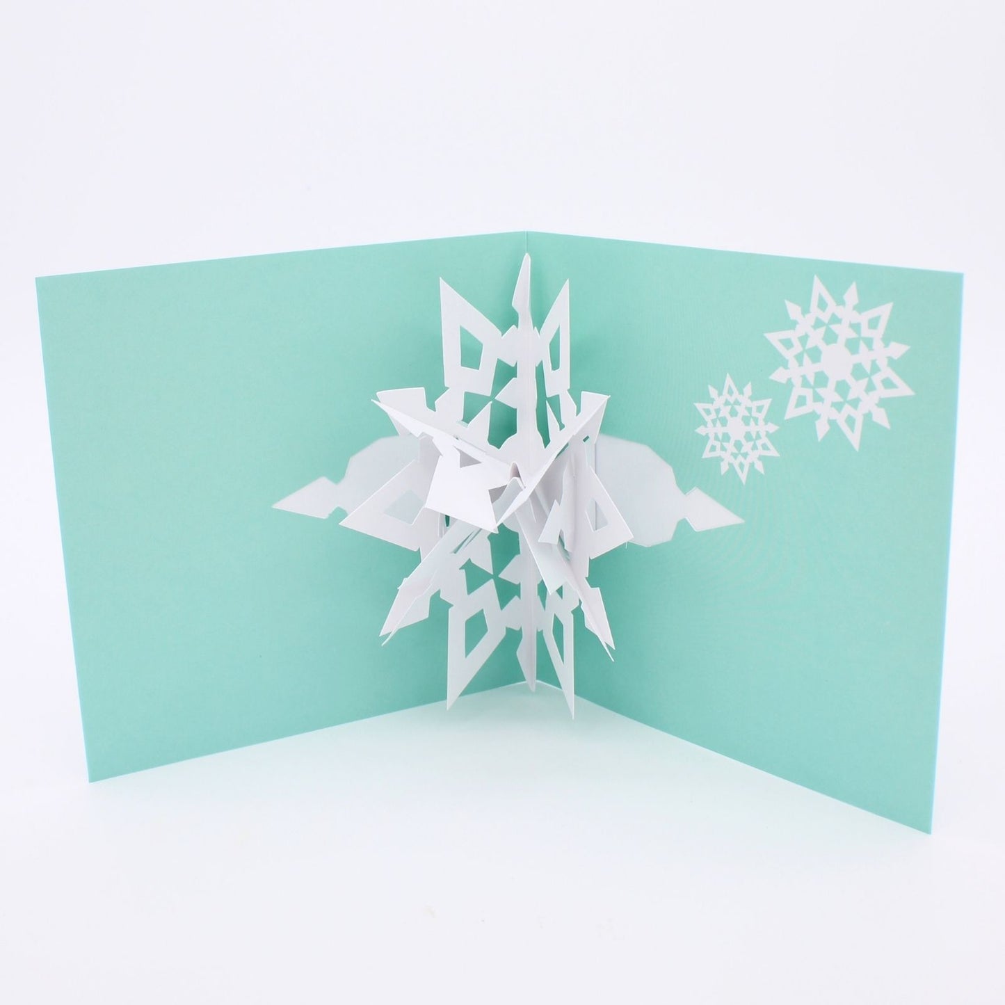 2toTango 3D Pop Up Christmas Card Diamond Snowflake Xmas Cards