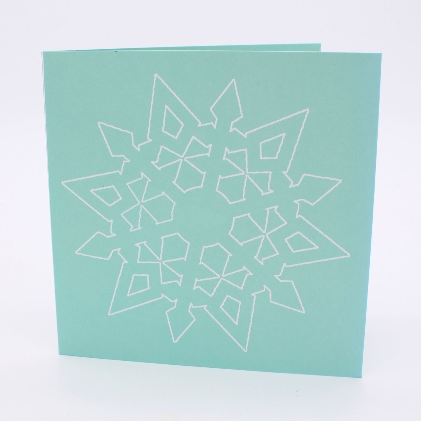 2toTango 3D Pop Up Christmas Card Diamond Snowflake Xmas Cards