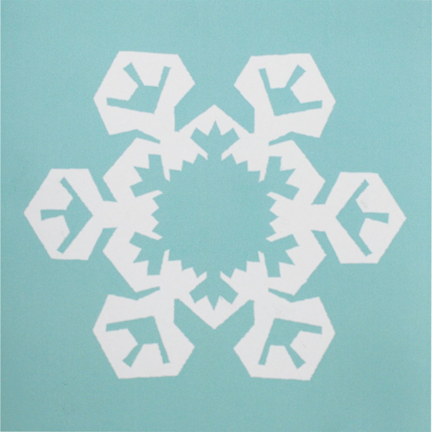 2toTango 3D Pop Up Christmas Card Snowy Snowflake Xmas Cards