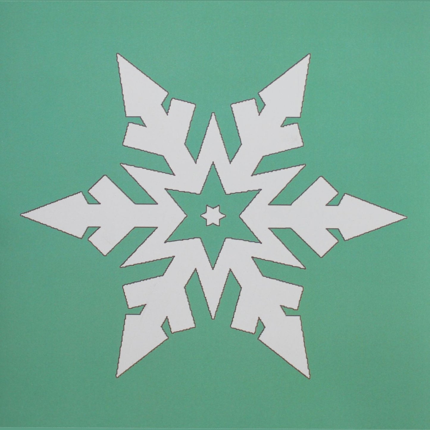 2toTango 3D Pop Up Christmas Card Frosty Snowflake Xmas Cards