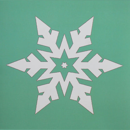 2toTango 3D Pop Up Christmas Card Frosty Snowflake Xmas Cards