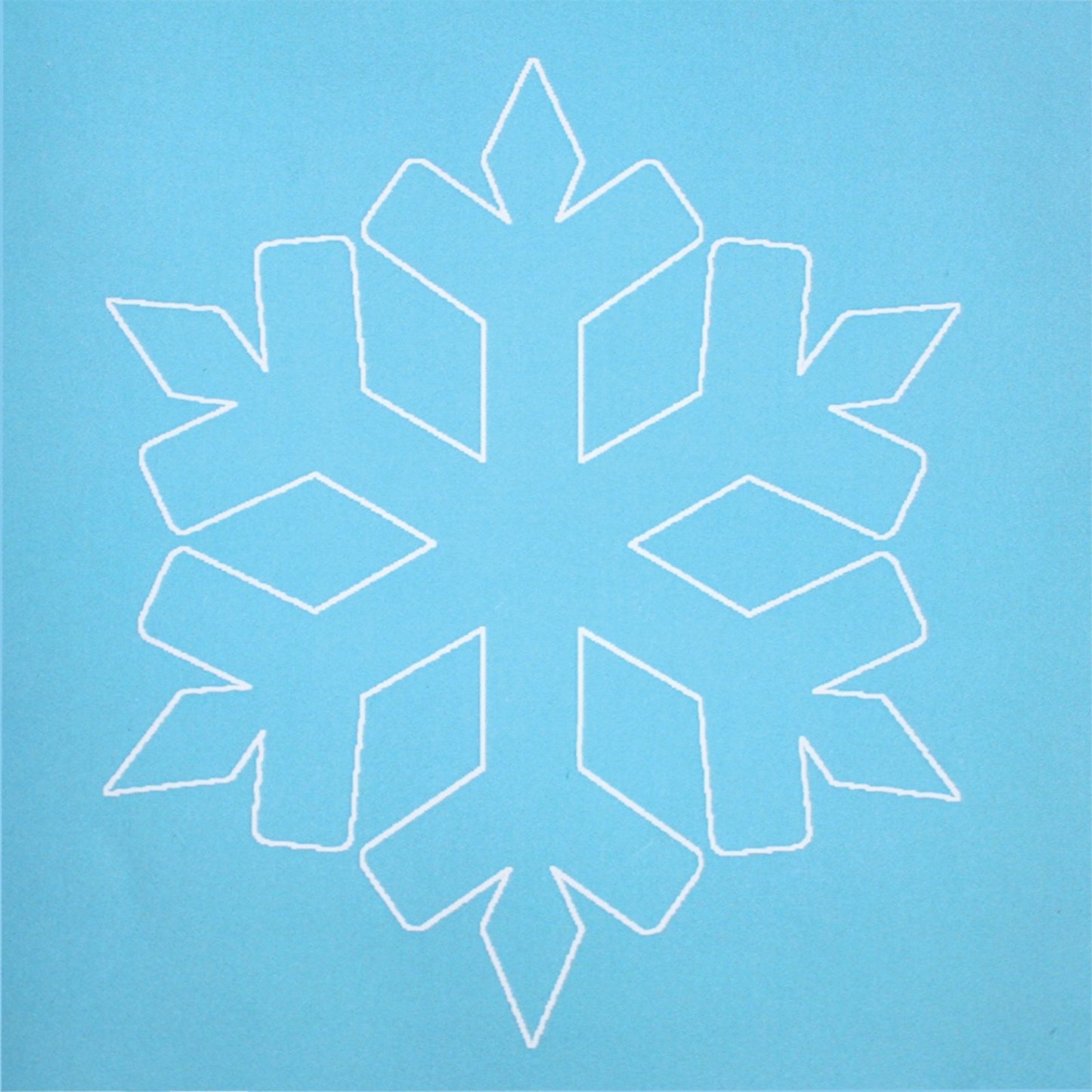 2toTango 3D Pop Up Christmas Card Festive Snowflakes Xmas Cards