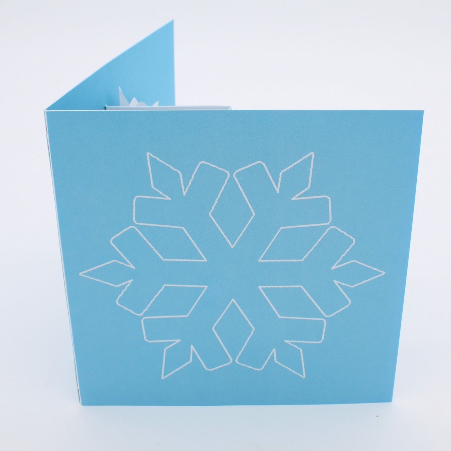 2toTango 3D Pop Up Christmas Card Festive Snowflakes Xmas Cards