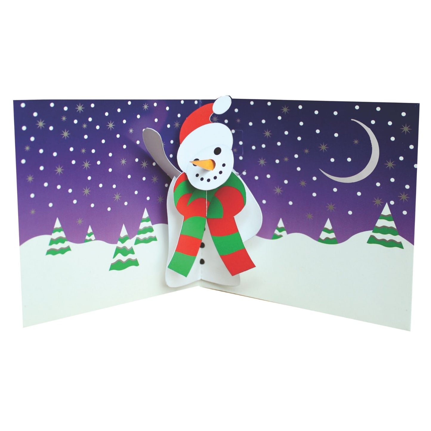 2toTango 3D Pop Up Christmas Card Frosty Snowman Xmas Cards