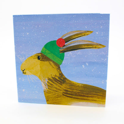 2toTango 3D Pop Up Christmas Card Magical Hare Xmas Cards