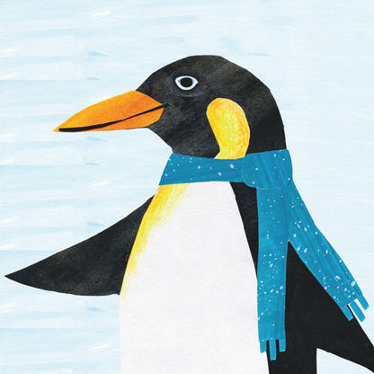 2toTango 3D Pop Up Christmas Card Cute Penguin Xmas Cards