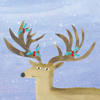 2toTango 3D Pop Up Christmas Card Cute Reindeer Xmas Cards