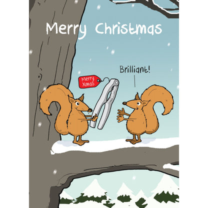 Twizler Funny Christmas Cards Box of 8 Assorted Humour Xmas Cards In 4 Designs