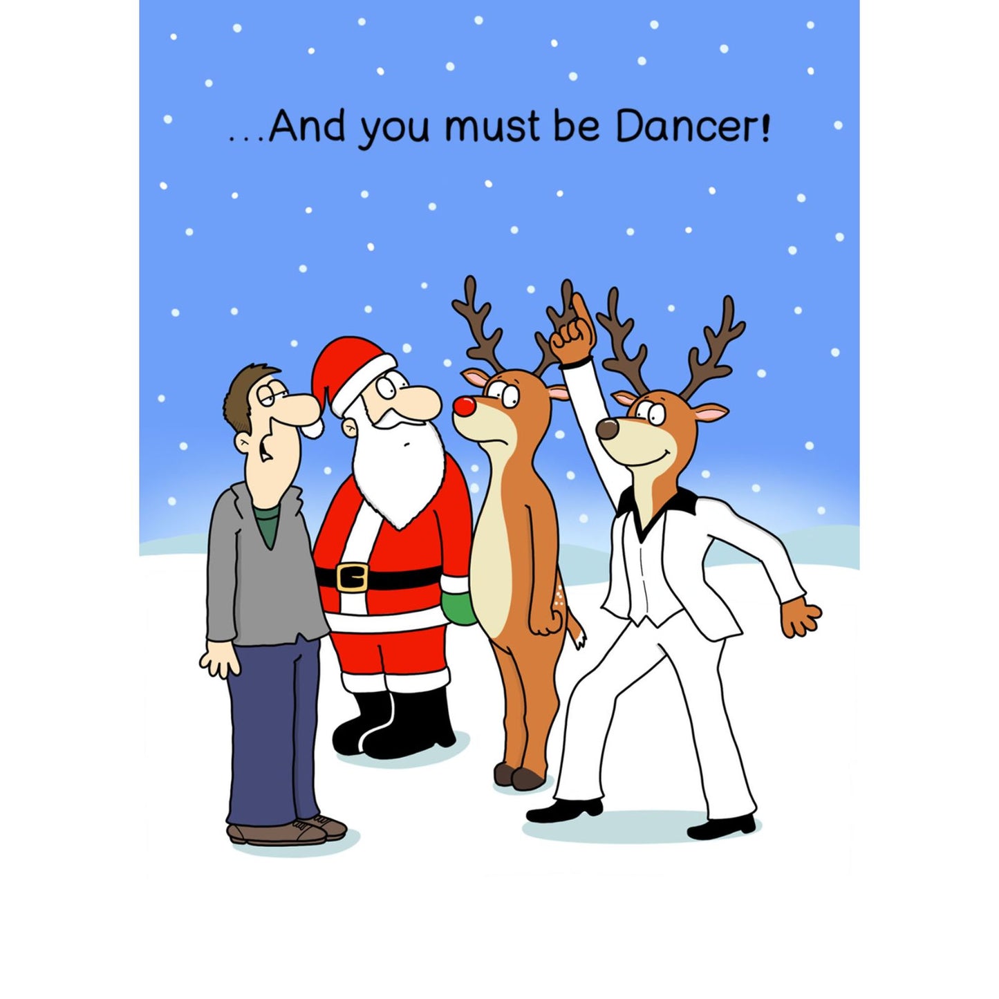 Twizler Funny Christmas Cards Box of 8 Assorted Humour Xmas Cards In 4 Designs