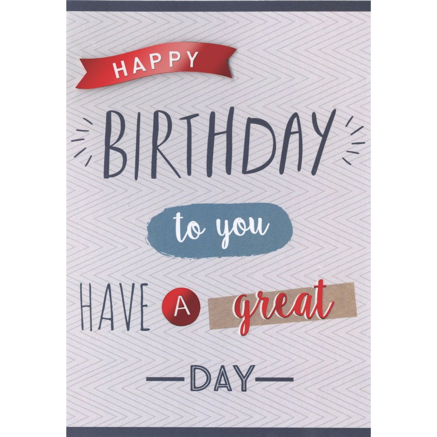 Hand-Finished Happy Birthday To You Embellished Celebration Card For Him