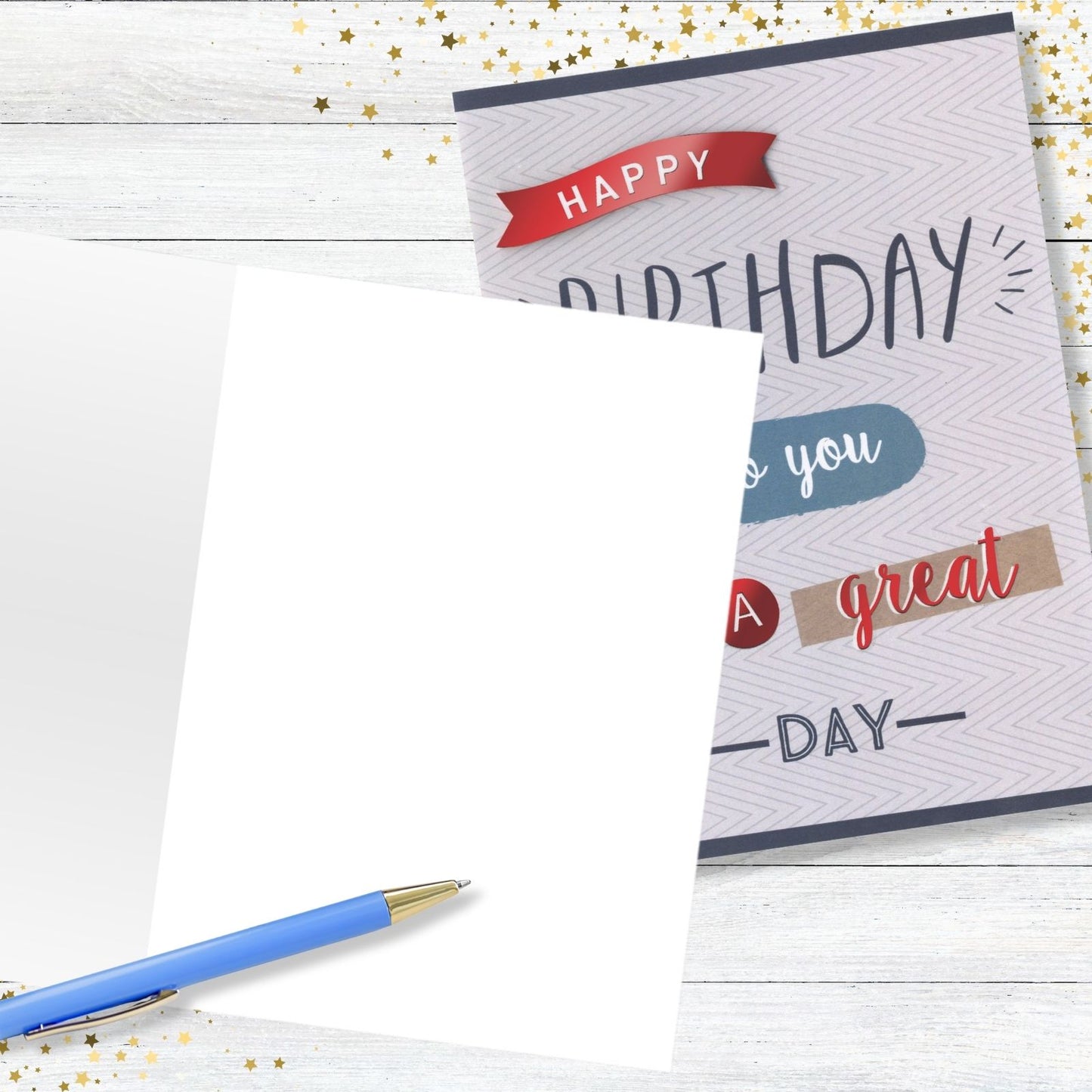Hand-Finished Happy Birthday To You Embellished Celebration Card For Him