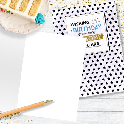 Hand-Finished Birthday Card Wishing You A Birthday That's Awesome As You For Him