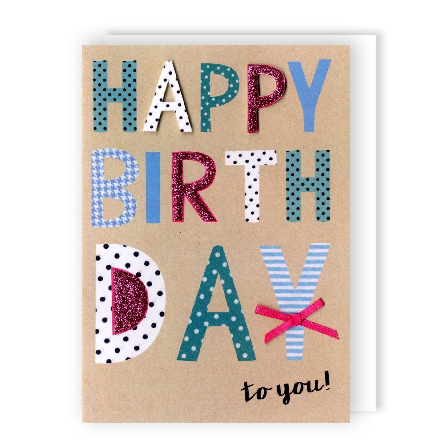 Hand-Finished Happy Birthday To You Embellished Celebration Card For Her