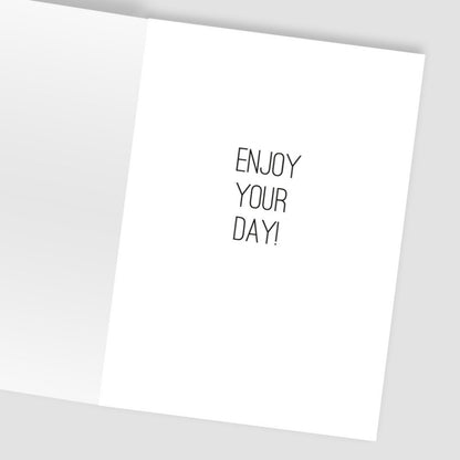 Hand-Finished Happy Birthday To You Card Modern Design Embellished For Him