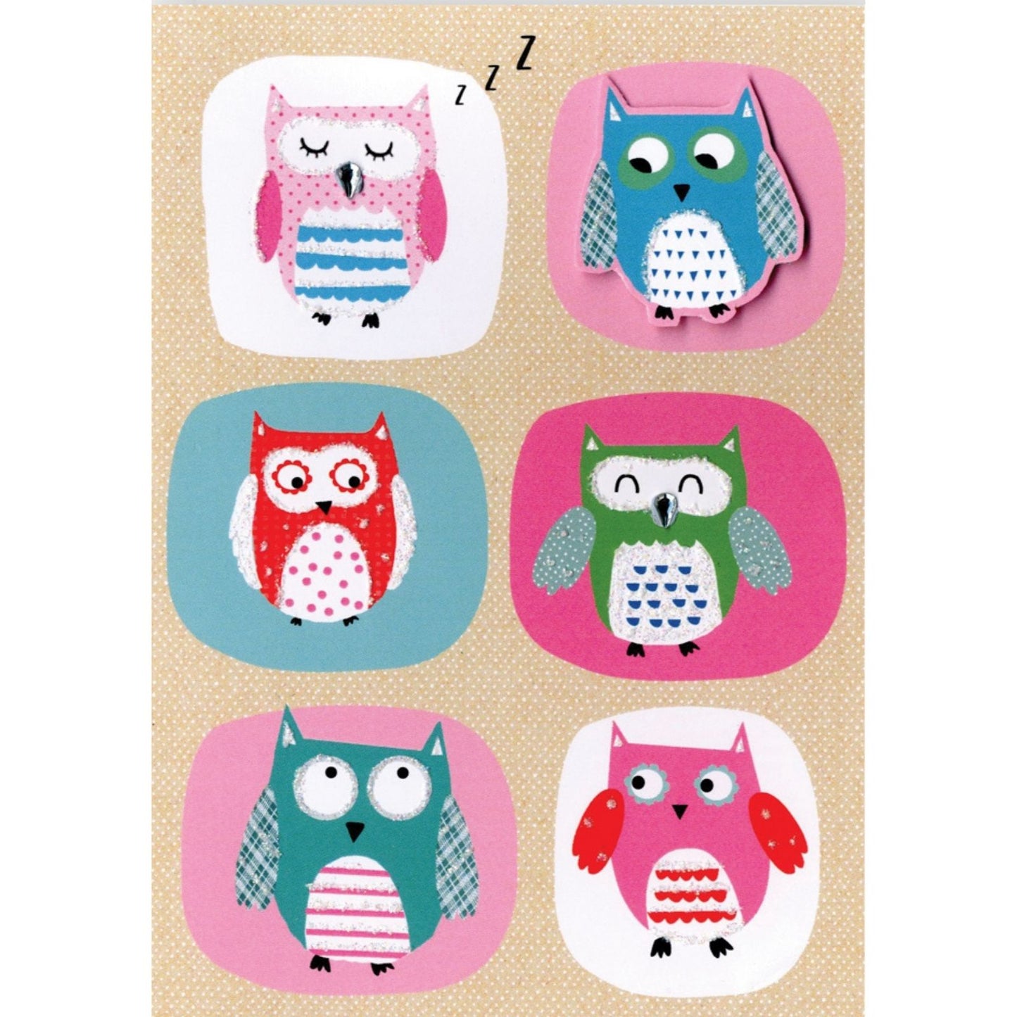 Cute Owls Any Occasion Greeting Card
