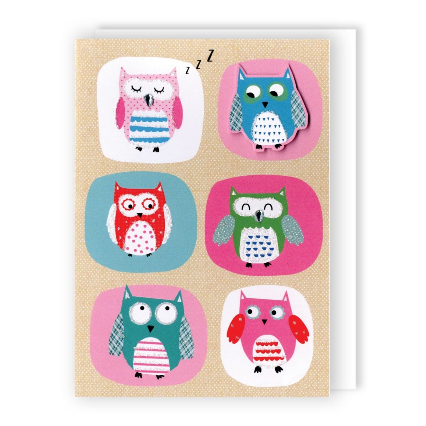 Cute Owls Any Occasion Greeting Card