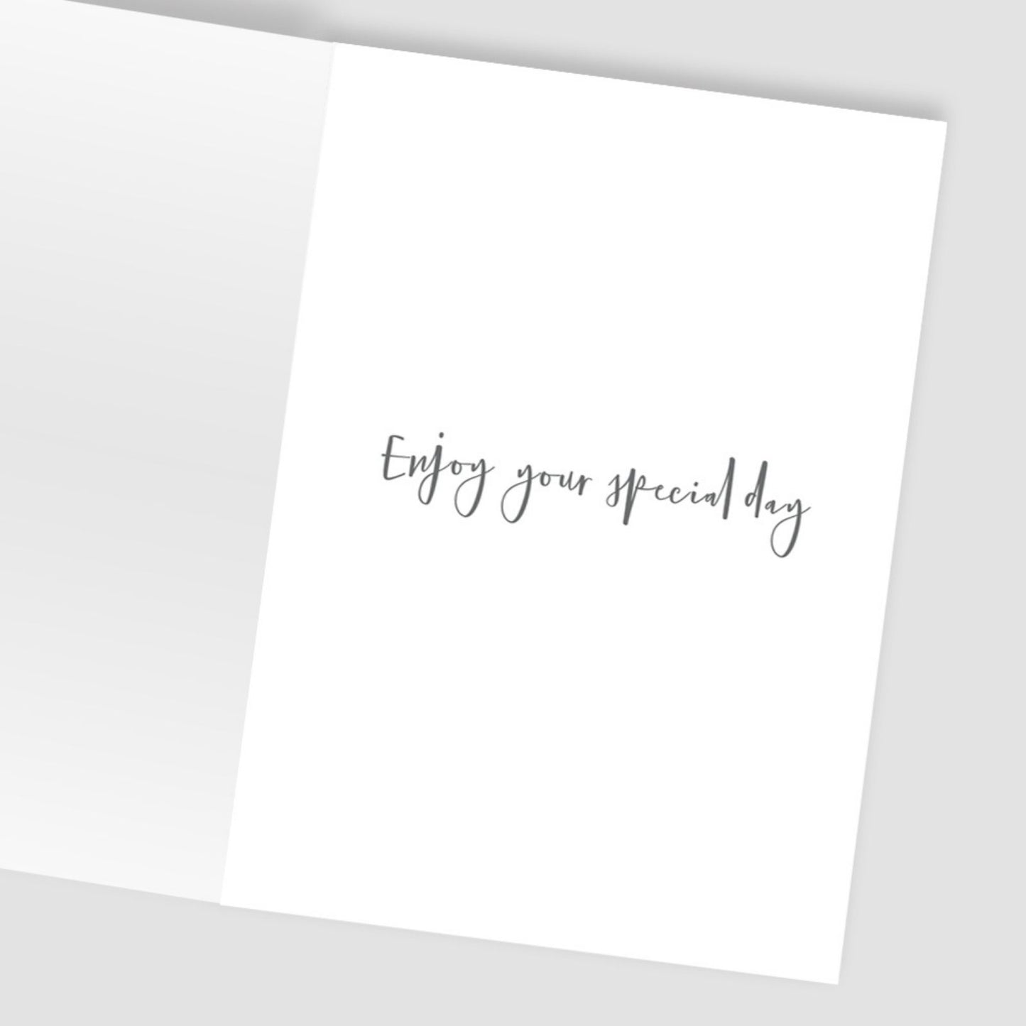 Hand-Finished Birthday Celebration Card Giraffe Flowers Just For You For Her