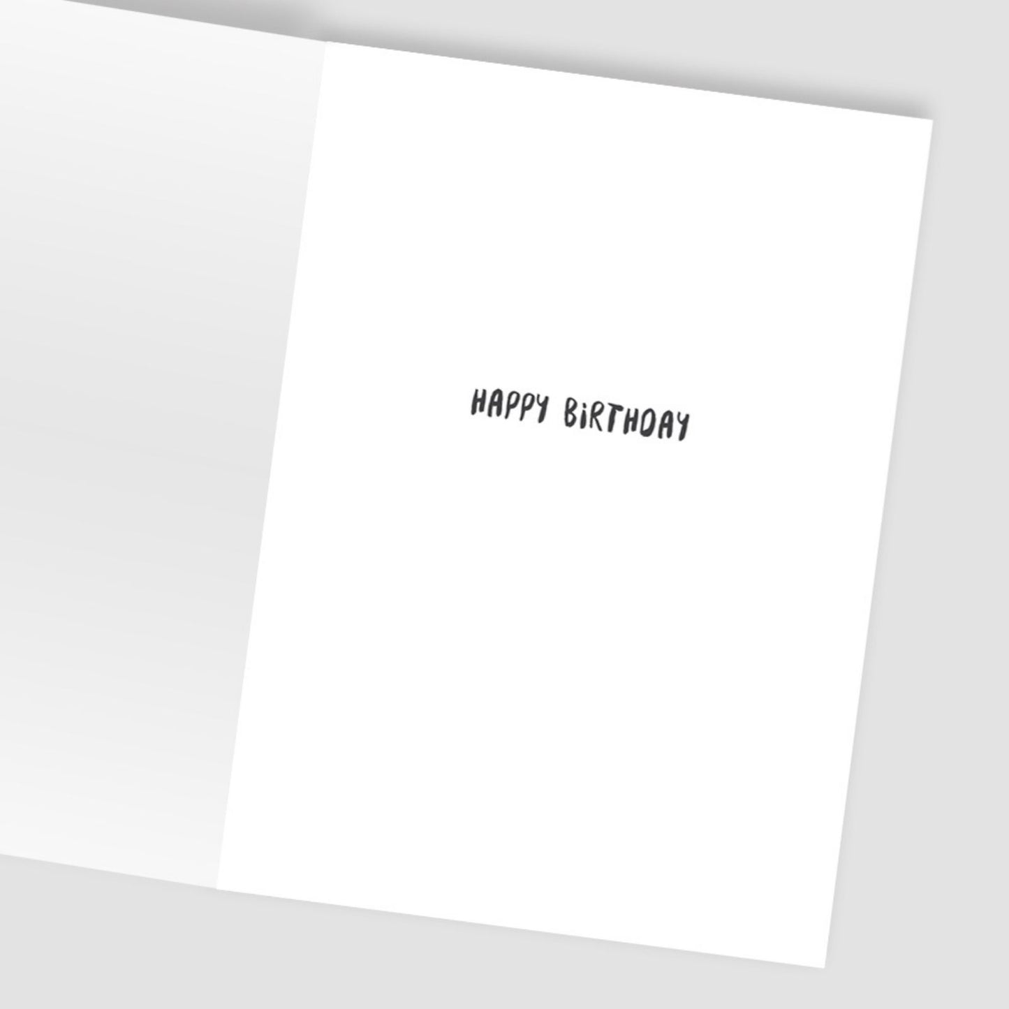 Hand-Finished Funny Birthday Card Donkey The Older We Get The Less We Care!
