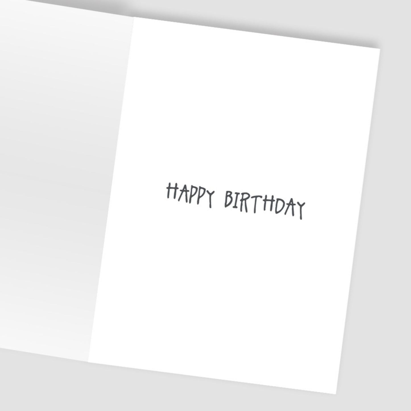 Hand-Finished Funny Birthday Greeting Card Cat Ate Your Cake Embellished For Her