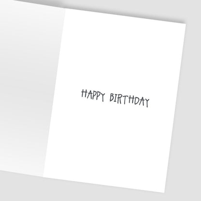 Hand-Finished Funny Birthday Greeting Card Cat Ate Your Cake Embellished For Her