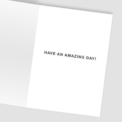 Hand-Finished Modern Birthday Greeting Card Birthday Cake Candles For Him