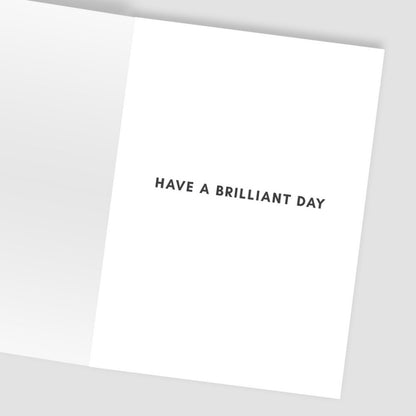 Hand-Finished Foiled Birthday Card Embellished B I R T H D A Y ! For Him