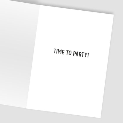 Hand-Finished It's Your Birthday! Party Food Greeting Card Birthday Party Feast