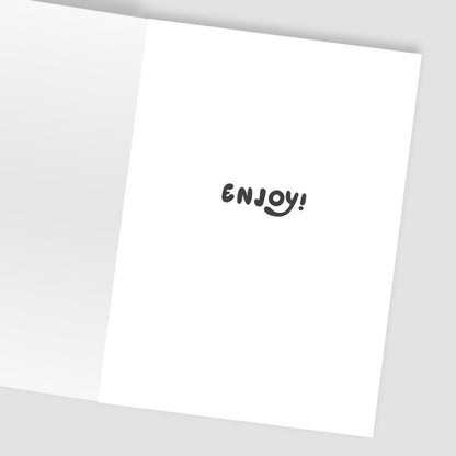 Hand-Finished Awesome Skateboard Birthday Card Radical Fun Celebration