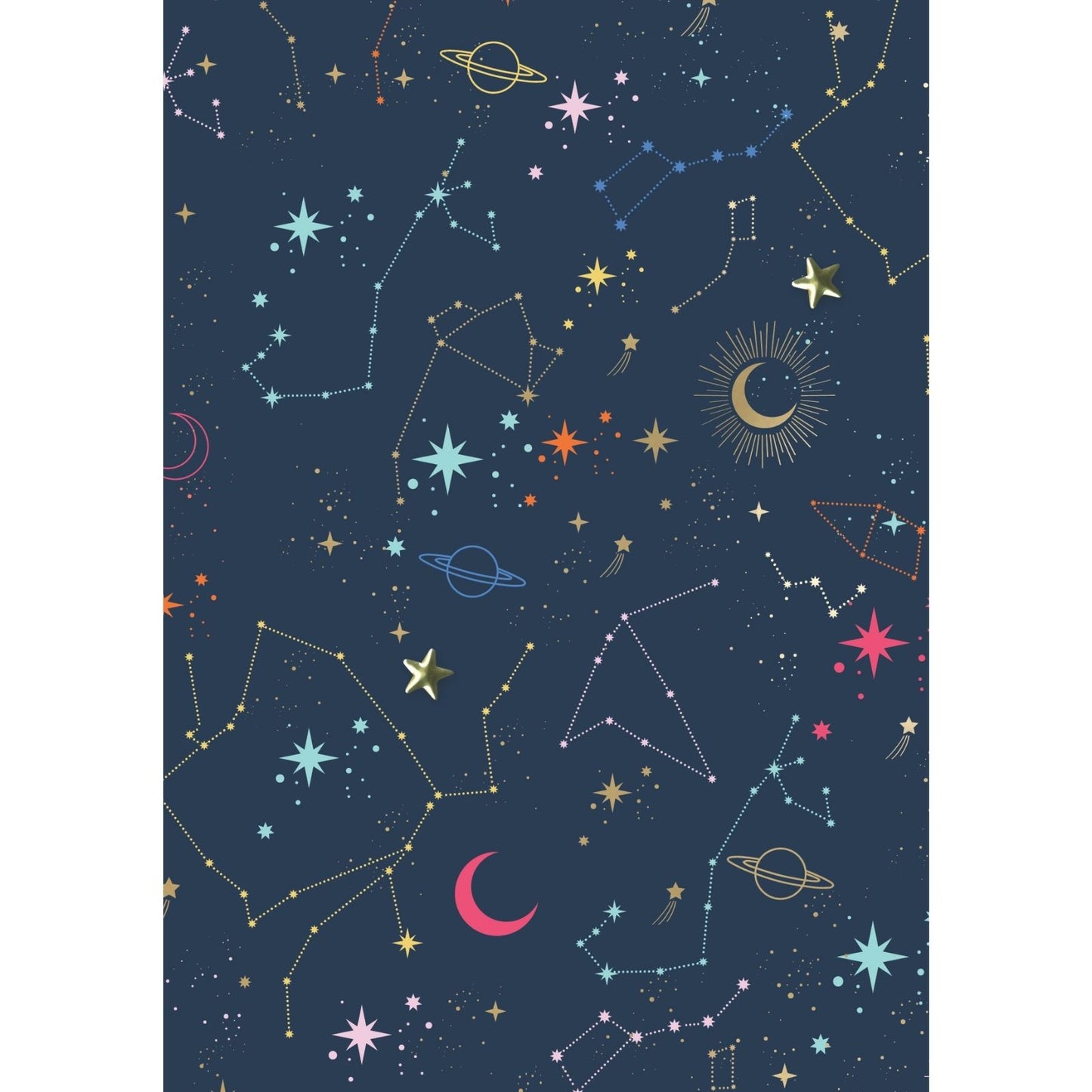 Hand-Finished Constellations Greeting Card Blank For Any Occasion Celebration
