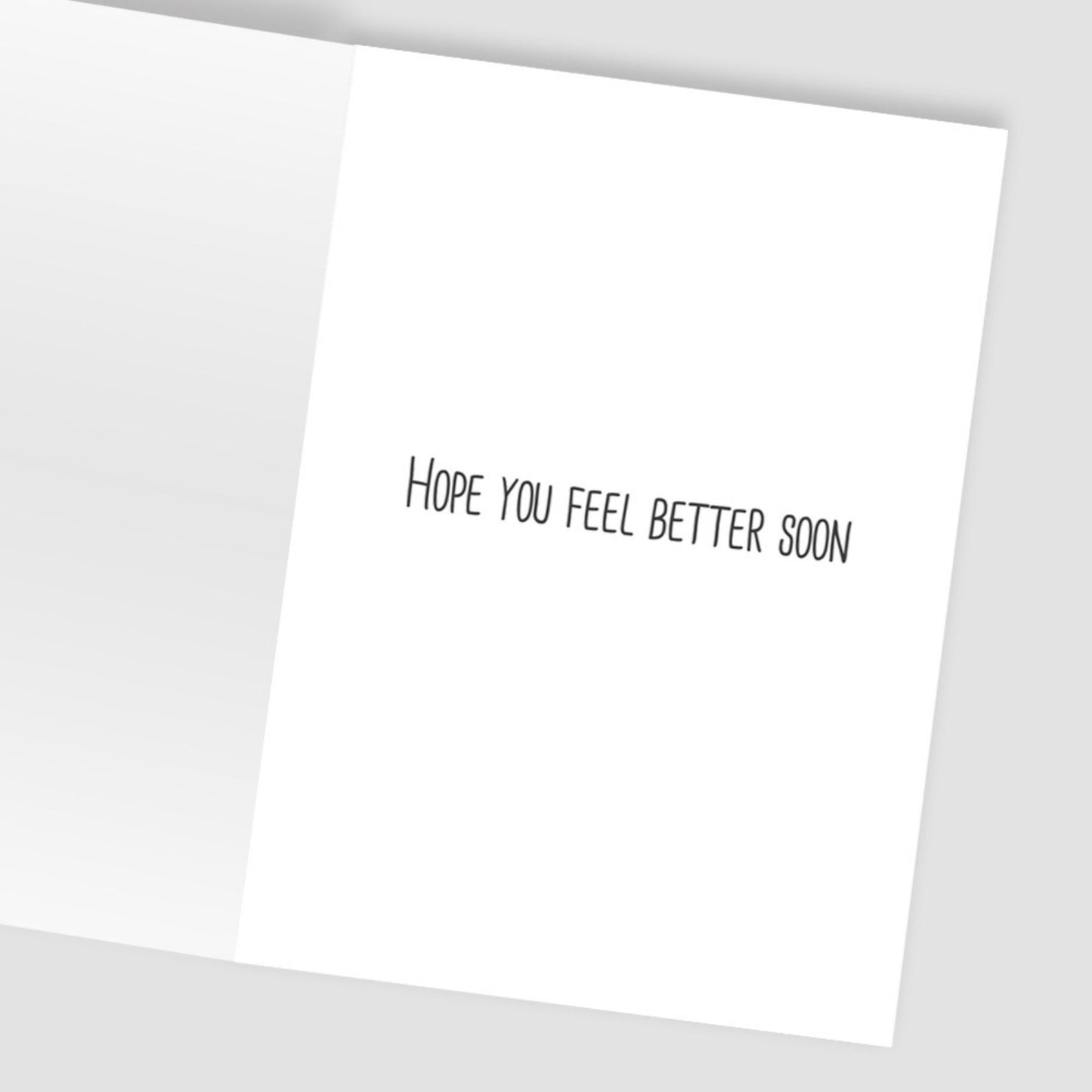 Hand-Finished Get Well Card Cheerful Embellished Red Apple Feel Better Soon