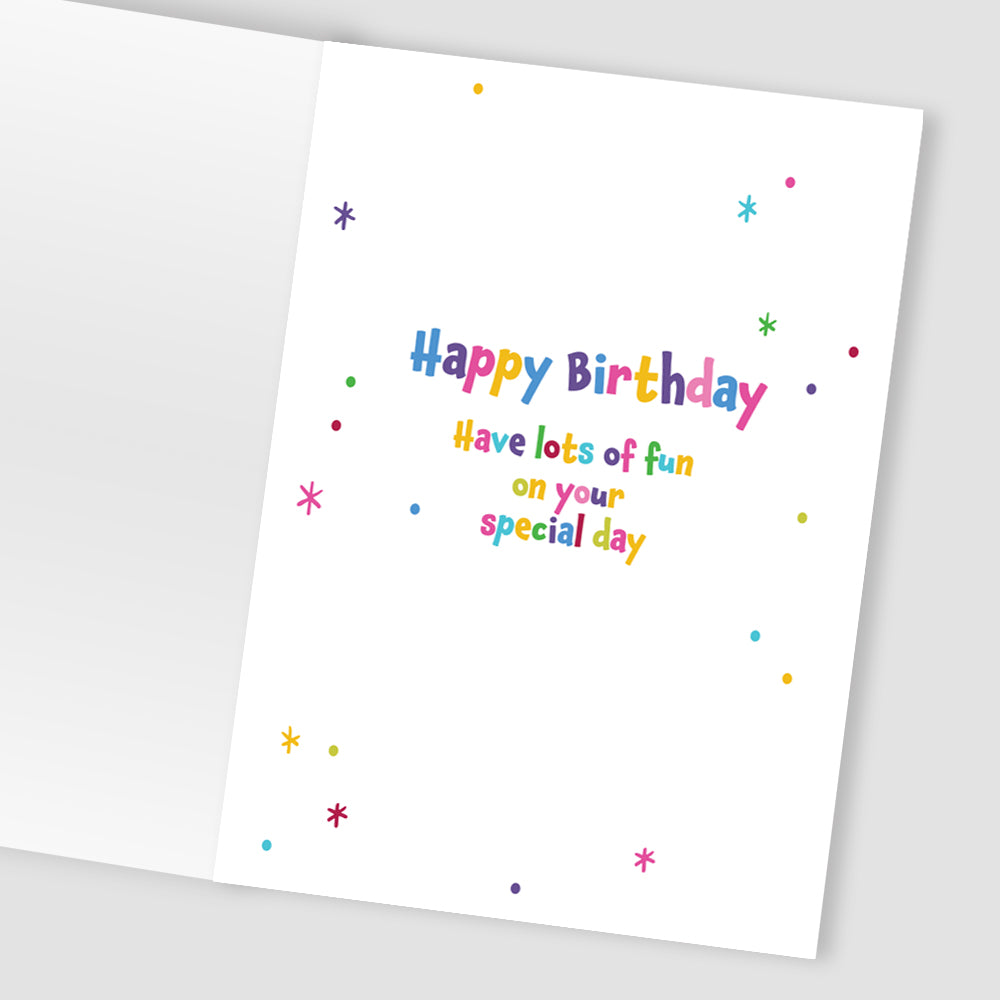 Boys 2nd Birthday Two Today! 2 Monkey Mail! Birthday Contemporary Greeting Card