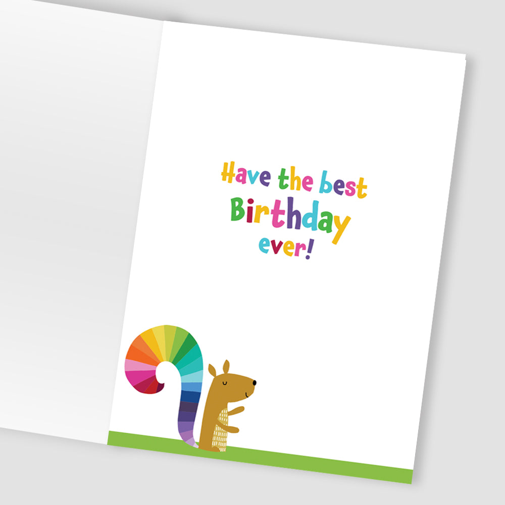 Boys 5th Birthday 5 Today Fun Kids Tattoo Fox Childrens Birthday Card