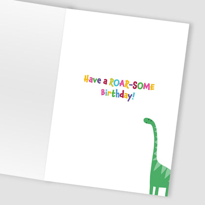 Boys 6th Birthday Look Who's 6 Fun Kids Tattoo Dinosaur Childrens Birthday Card