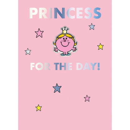 Zazoo Tattoo Mr. Men Birthday Card Includes Little Miss Princess Tattoo